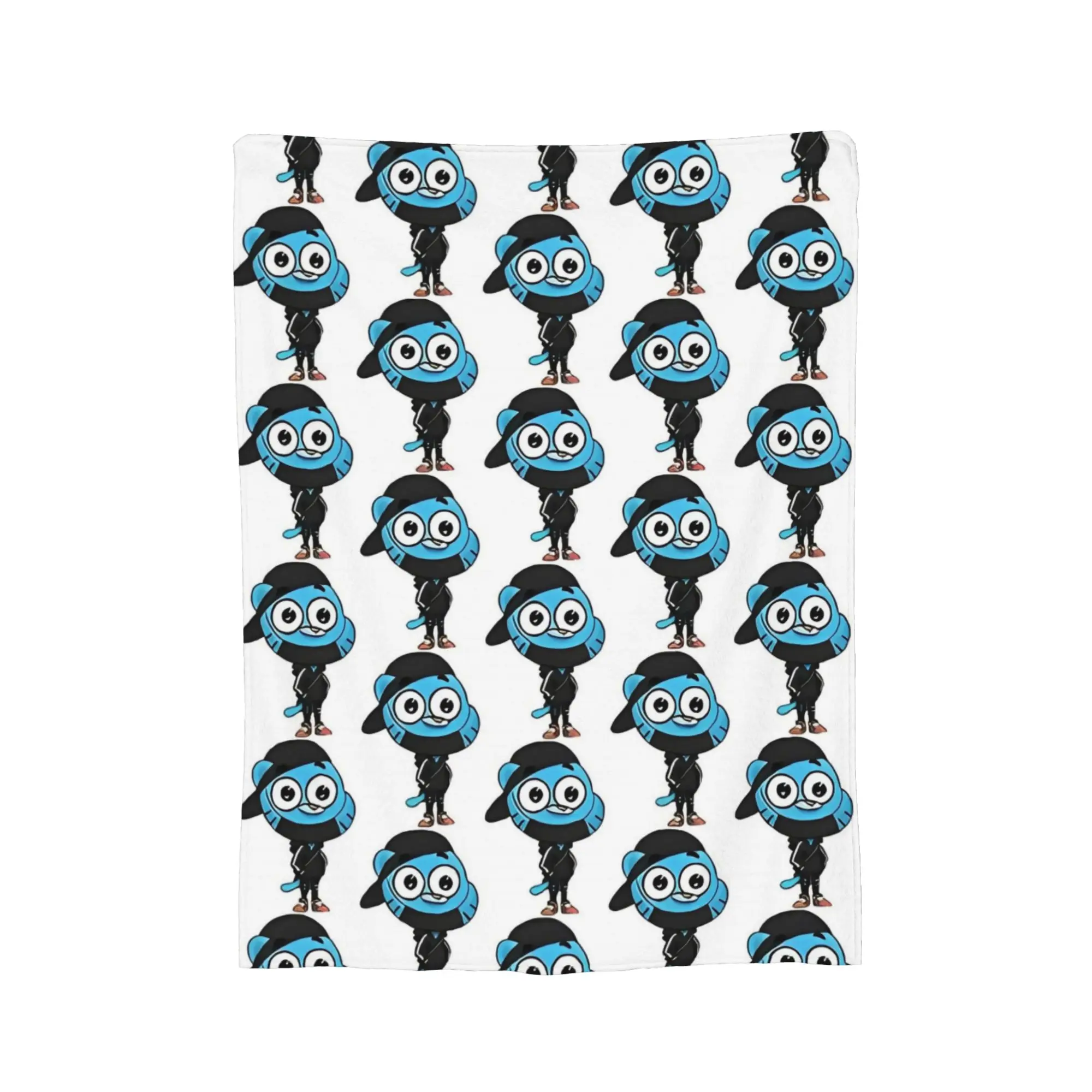 Gumballs Cute Cartoon Comedy Blankets  Flannel Funny Warm Throw Blankets for Coverlet Textile Decor