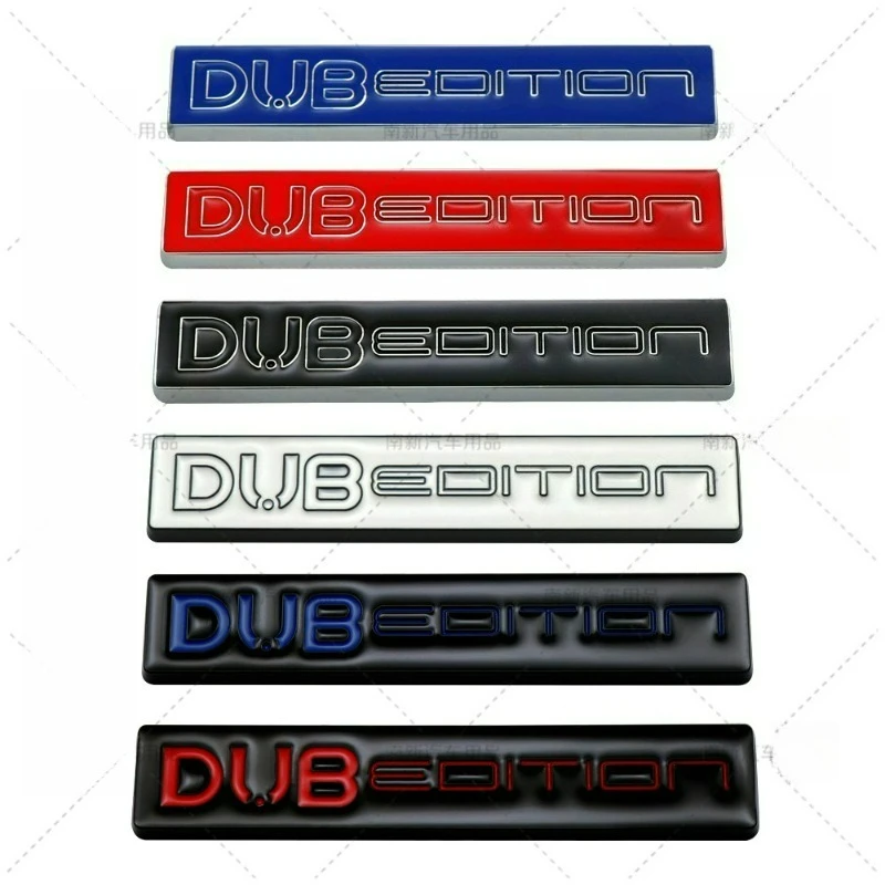 

High-quality Car Modification 3D Metal Car Stickers DUB EDITION Scratch-blocking Car Decoration Accessories