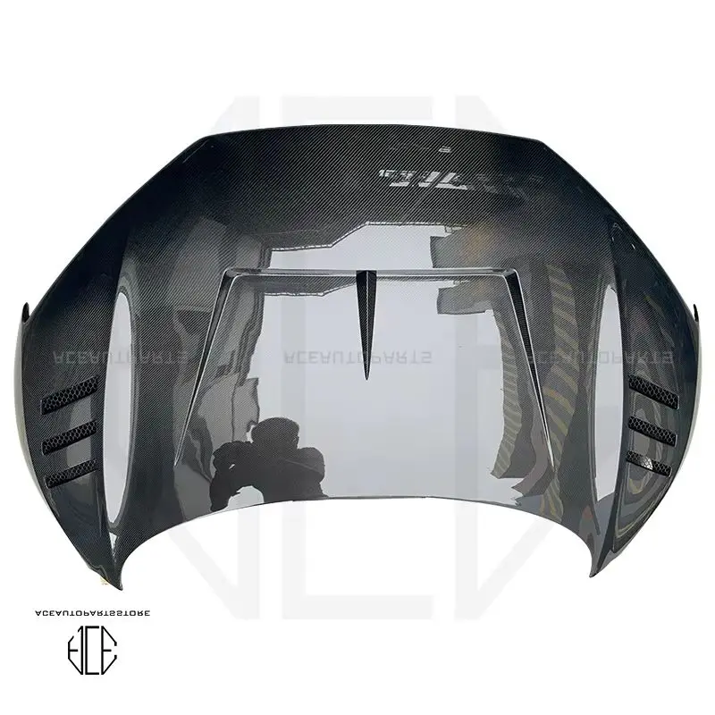 

Передний бампер из настоящего углеродного волокна, вентиляционная крышка капота двигателя, подходит для автозапчастей Audi R8 V8 V10