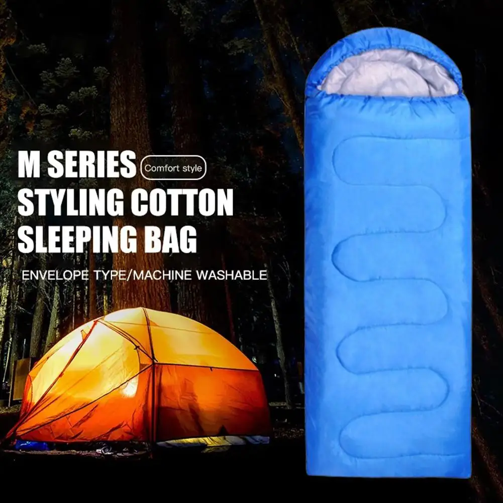 2023 Multi-purpose Envelope Sleeping Bag Portable Sleeping Sleeping Outdoor Travel Bag Dirt Insulation Bag Adult Hotel Camp S9Q1