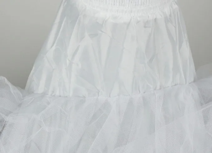 Crinoline de queue de mariée, robe de mariée complète, accessoires, fil d'acier, anneau en acier, grande jupe