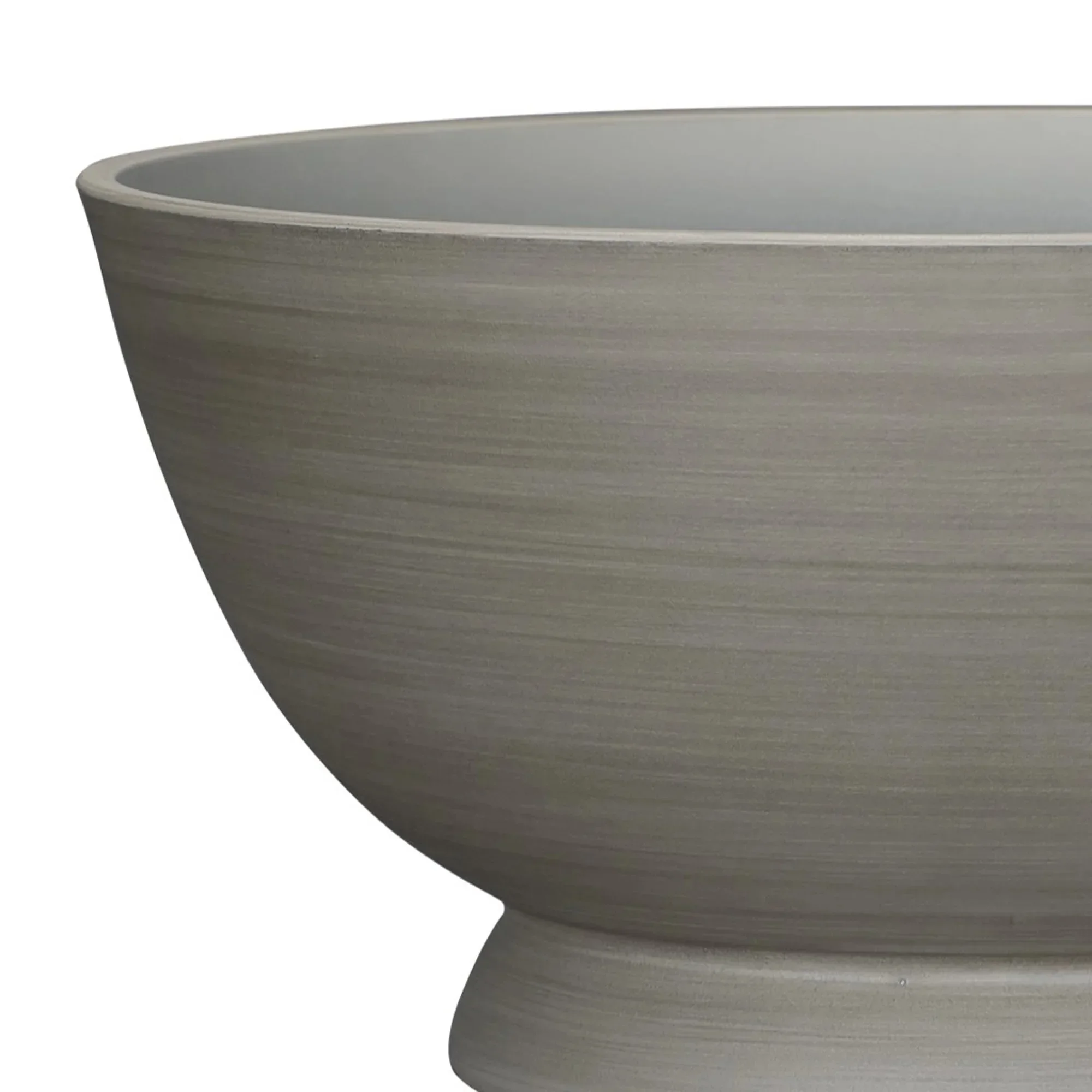 

Mainstays Macetero de Resina Reciclada con Tazón Gris Sienna 18 x 18 x 8,9 Pulgadas