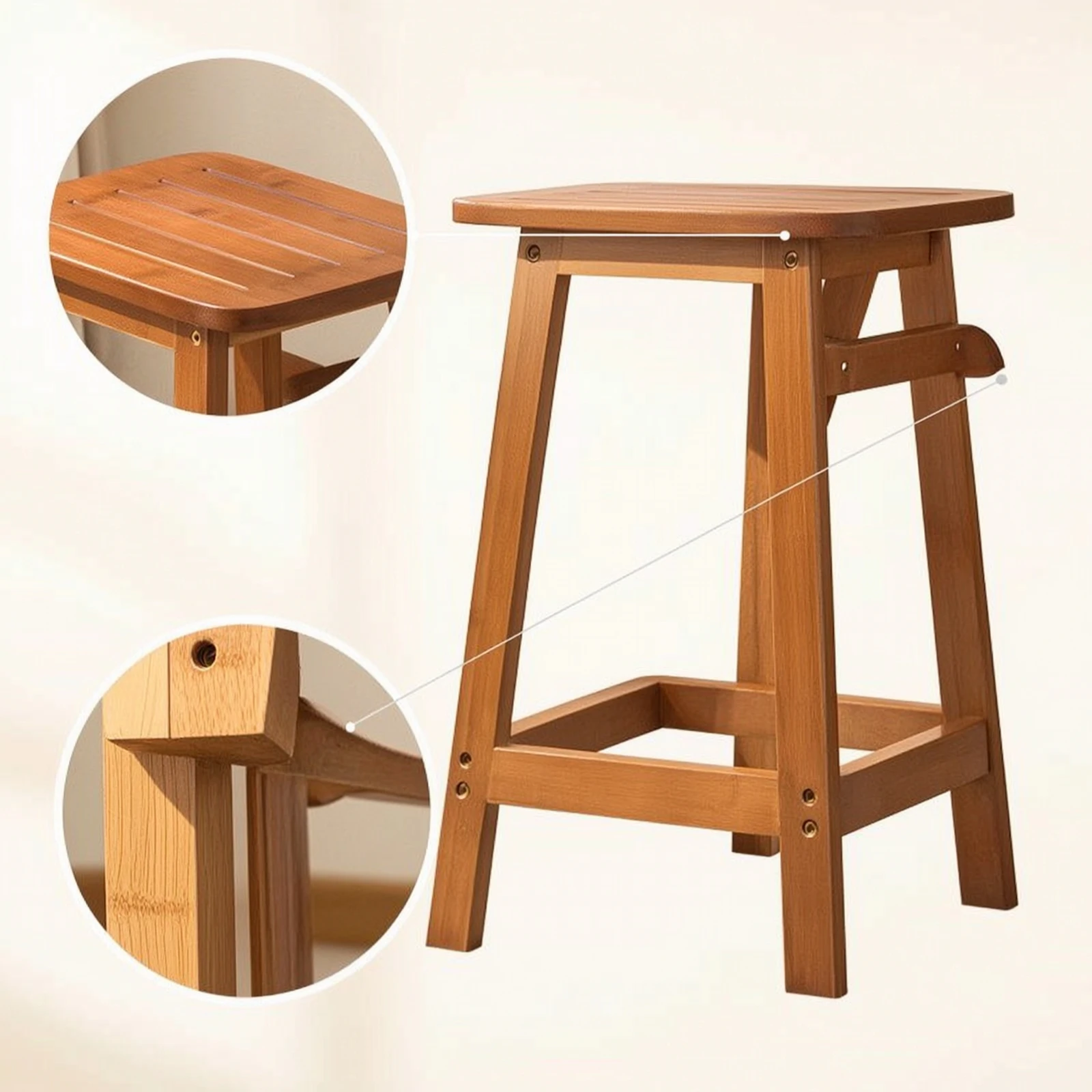 Stołek barowy z listwową oparc – Home Bar Stools recenzja i cena