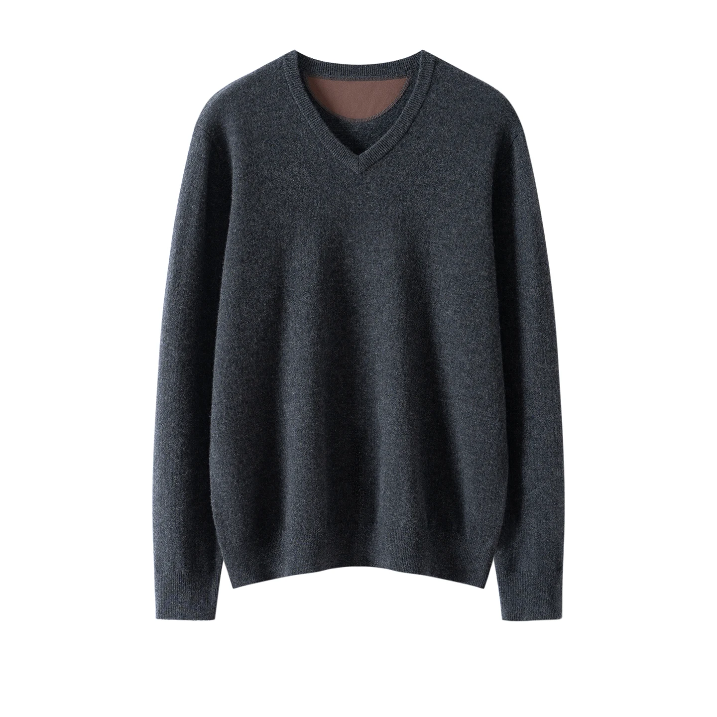 

Мужской пуловер из 100% чистого кашемира с v-образным вырезом, роскошный брендовый вязаный свободный топ, джемпер с геометрическим рисунком, высокое качество