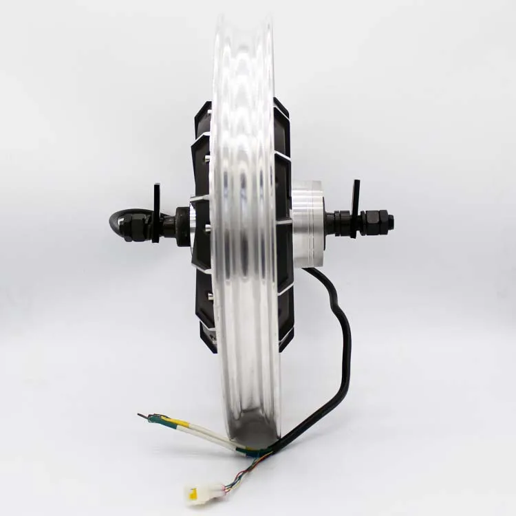 17 Inch 3000W 72V Fast Speed Electric Brushless Dc Motor For Motorcycle