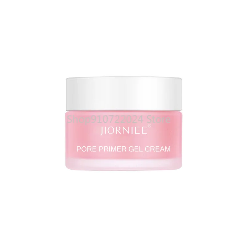 2 bottiglie Primer per pori Gel Pre-trucco correttore per la pelle delicata Primer per pori invisibile crema Gel cura della pelle manutenzione sbiancante