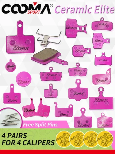 Pastillas de freno de cerámica para bicicleta SRAM Avid Shimano Magura Hayes Formula Hope ZOOM JAK, 4 pares, 8 piezas