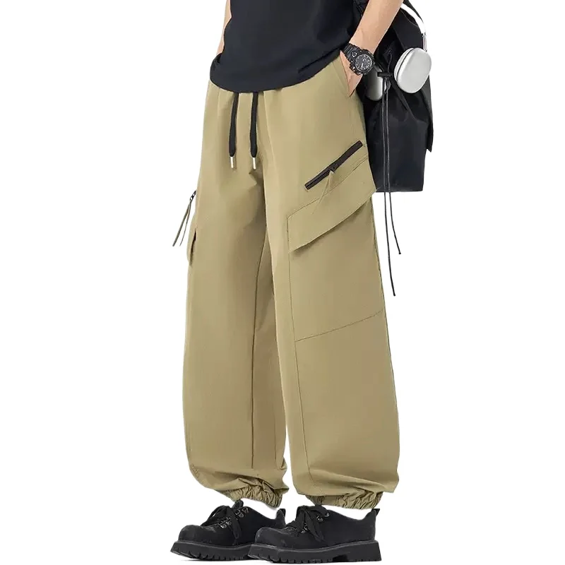 

Men's Casual Pants Spring Autumn Fashionable Versatile Skin Friendly Breathable Loose Workwear Harem Pants Hiking Camping Pants