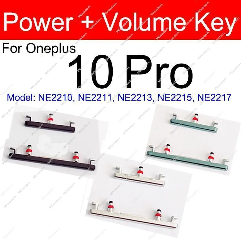 Power Volume Buttons For OnePlus Oneplue 1+ 10 Pro 10pro 10R 11 ON OFF Power Volume + Mute Side Keys Parts