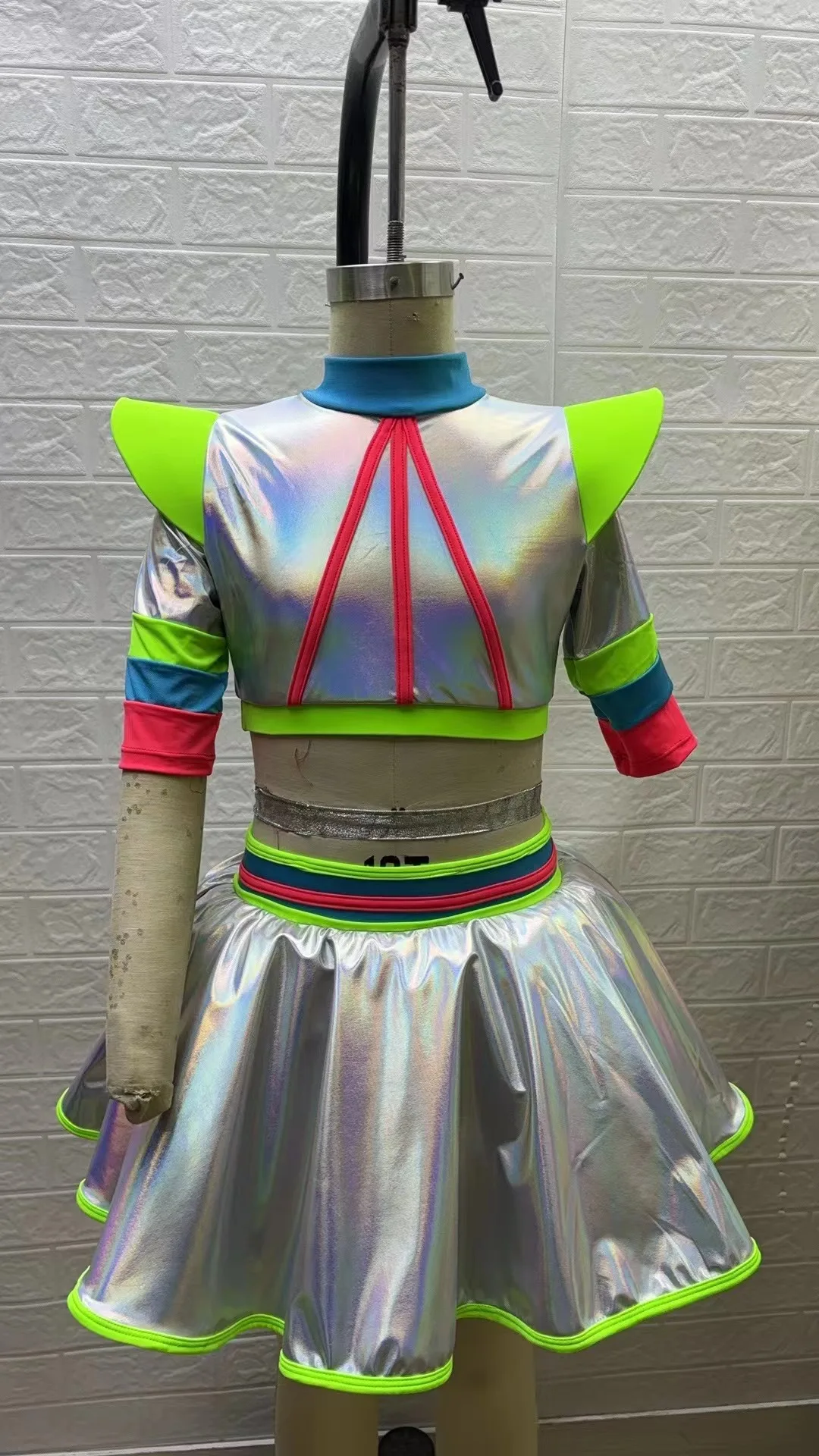 2024 New dance costume professional jazz dance costume performance costume Lodysuit Latin costume space theme