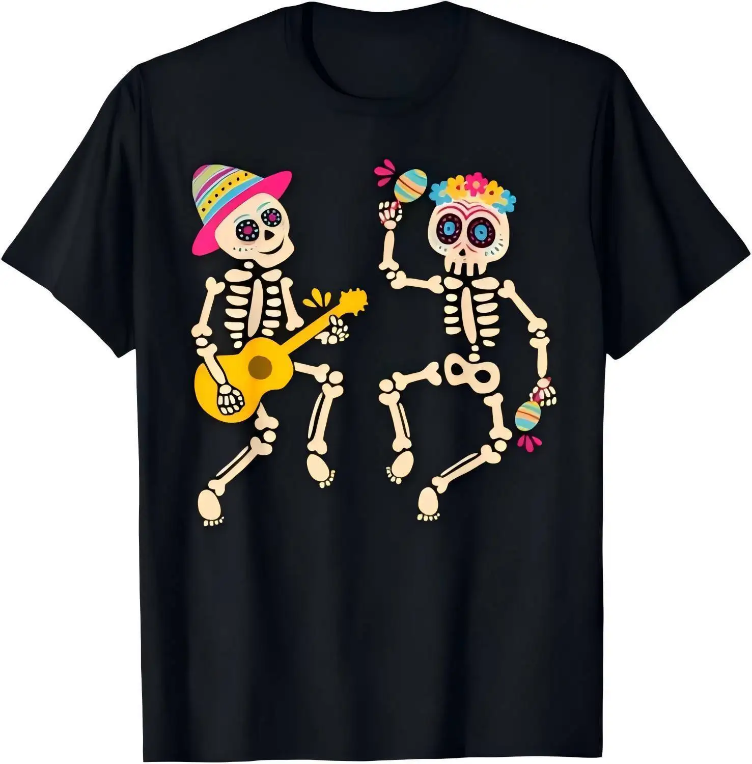 

Dia De Los Muertos Skeleton Dancing Skull Day Of The Dead T-Shirt