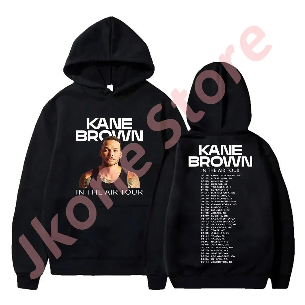 

Kane Brown In The Air Tour Merch Hoodies New Logo Pullovers Women Men Fashion Casual HipHop Sweatshirts