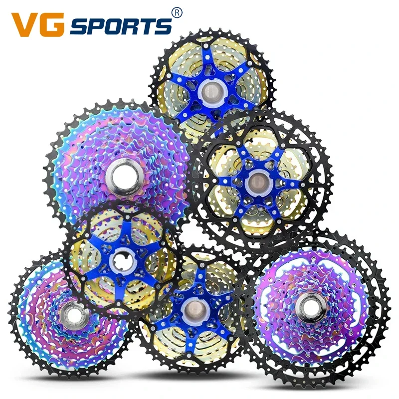 VG Sports 8s/9s/10s/11s/12s 40T 42T 46T 50T Bicycle Sprocket Cogs Bike Freewheel Sprocket 8/9/10/11/12 Speed Split Type For HG