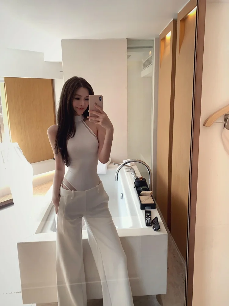 

Сексуальный подвесной жилет Svel Ne, женский летний комбинезон для девочек, утягивающий Nalyza Small ence Design Sensation