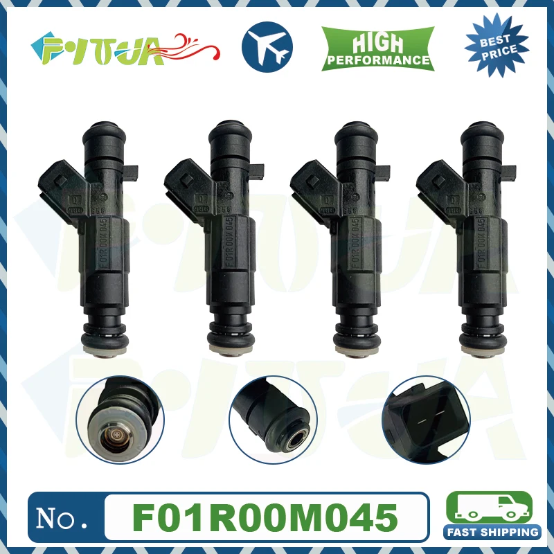 

4pcs Fuel injector F01R00M045 For Aero 4.8 V8 2012-2016 Auto Parts