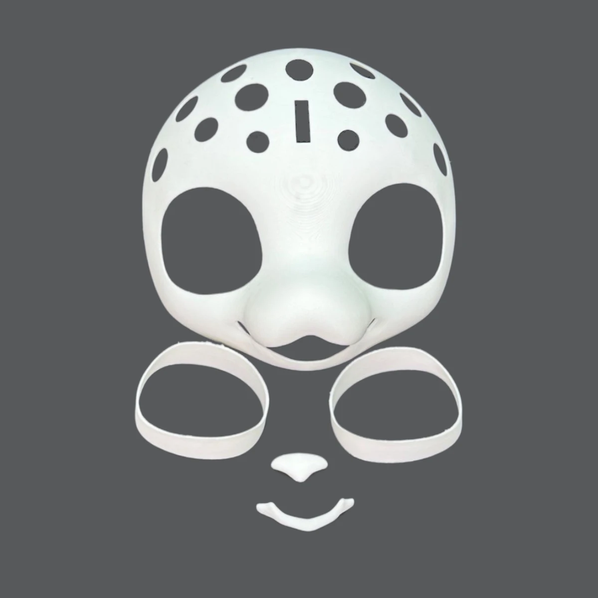 

Kemono Base Masks 3D Printed Realistic Long/Middle Snout Beast Set Role-playing Clothing Accessories Suitable for Kigurumi Furry