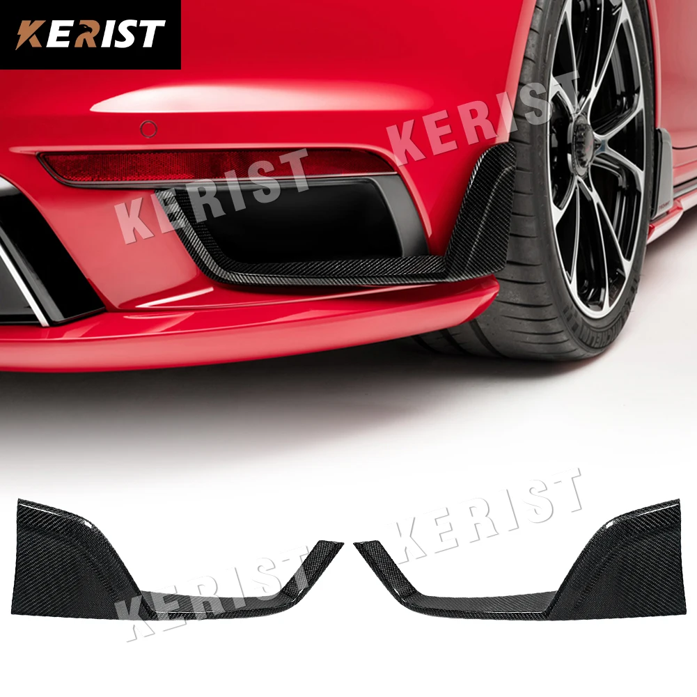 Carbon Fiber Side  Lip Rear Splitter Spoiler For Porsche Carrera 992 Turbo Car Styling