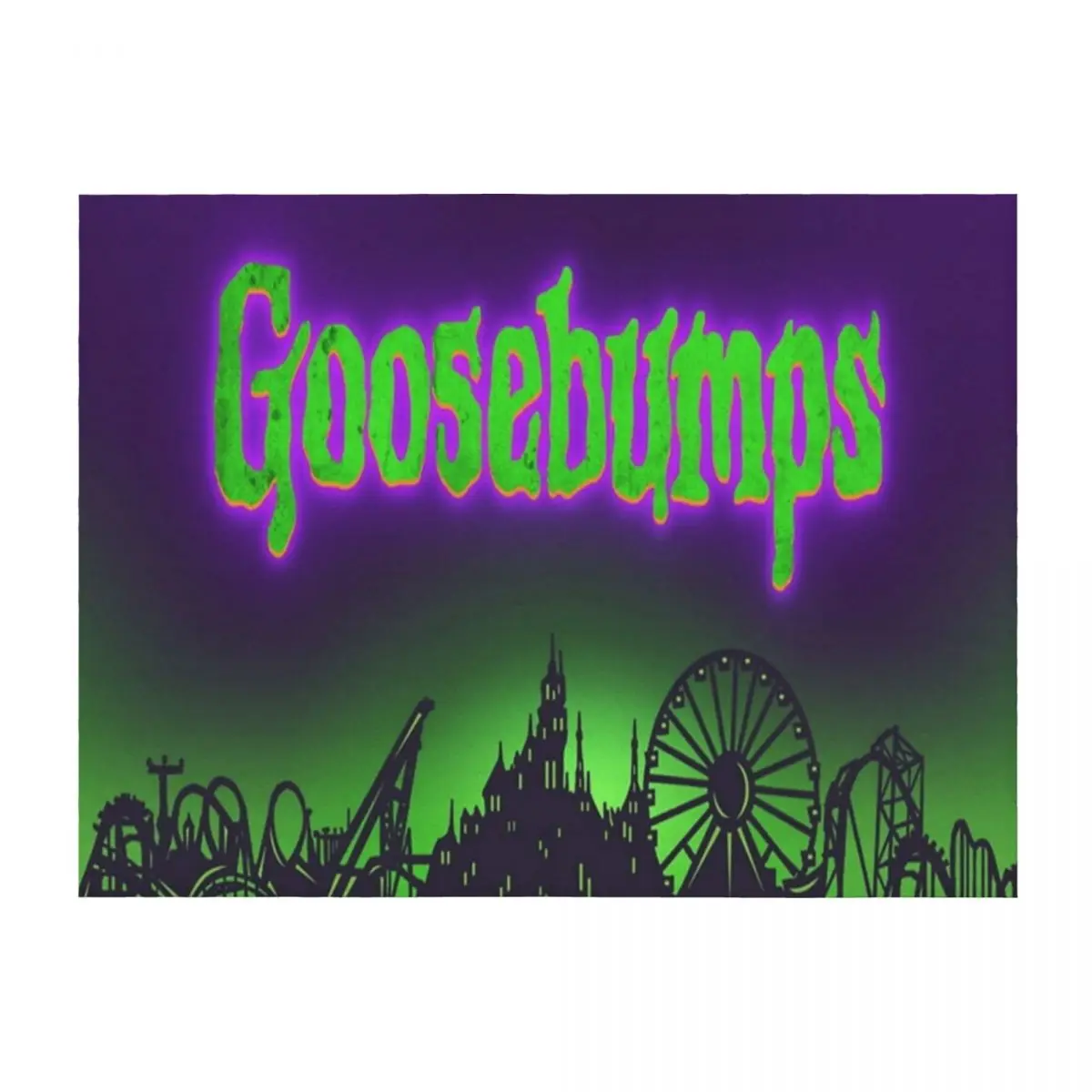 

GOOSEBUMPS Throw Blanket Sleeping Bag Furry warm for winter blankets and throws Blankets