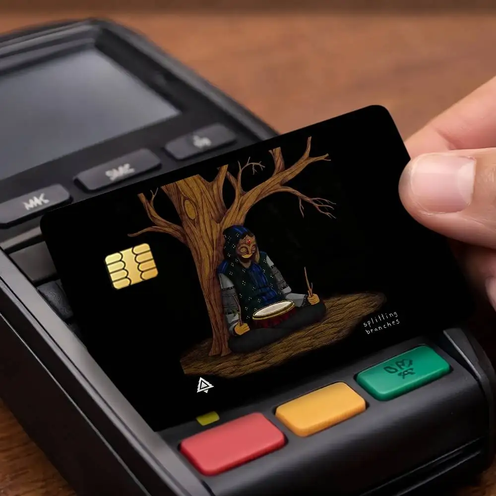 O-Oliver T-Tree Credit Card Public Transportation Cards Protective Sticker Waterproof Card Face Decoration 4PCS