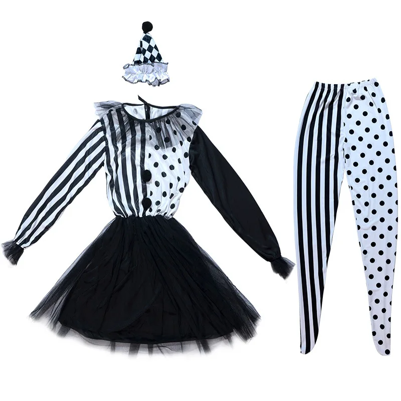 أزياء الهالوين الجديدة للمهرج السحري، فستان الاجتماع السنوي، ملابس أداء المسرح