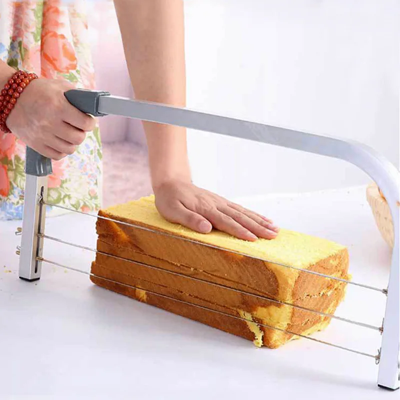 

Cake Saw Blade Stainless Steel Cake Slicer Height Adjustable Bread Slicing Tool Baking Accessories Kitchen Accessories