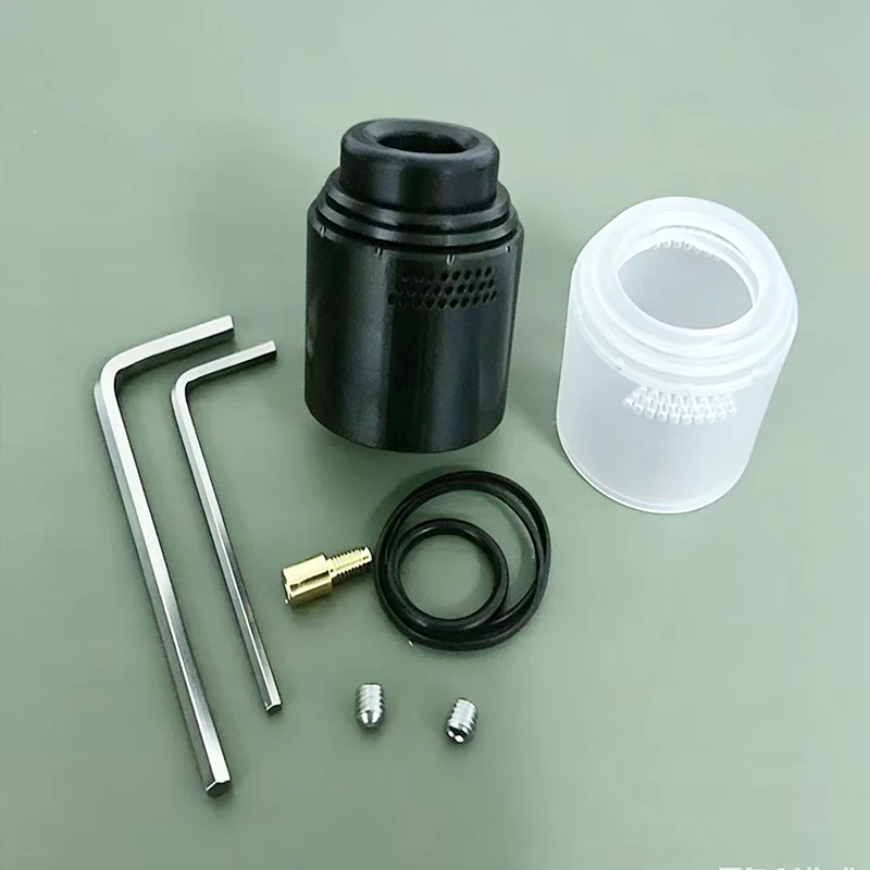 DIY TEMPLE 28MM RDA Squonk BF Atomizer Rebuildable Dual Coil Top Filling Tank with Wide 810 Drip Tip for 510 Thread Spare Part - view 3