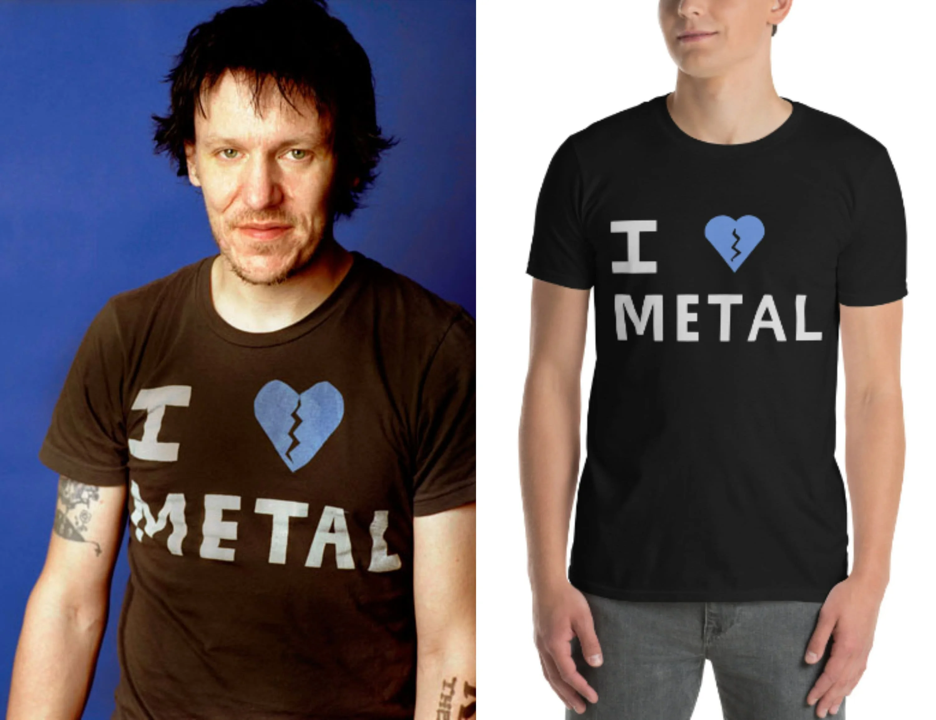 Elliott Smith I love metal unisex t-shirt