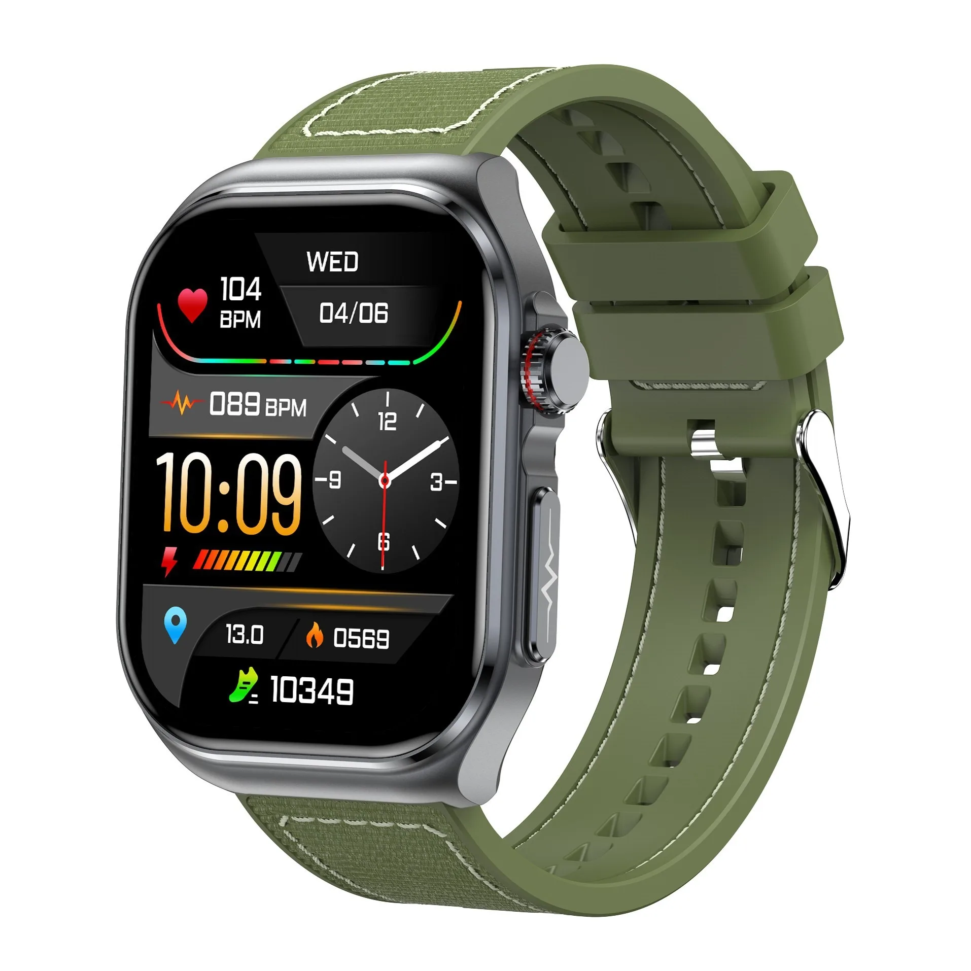 Smart Watch ET585 Men AMOLED ECG Blood Compositoin Health Monitoring Bluetooth Call Women Sports Fitness Tracker Smartwatch