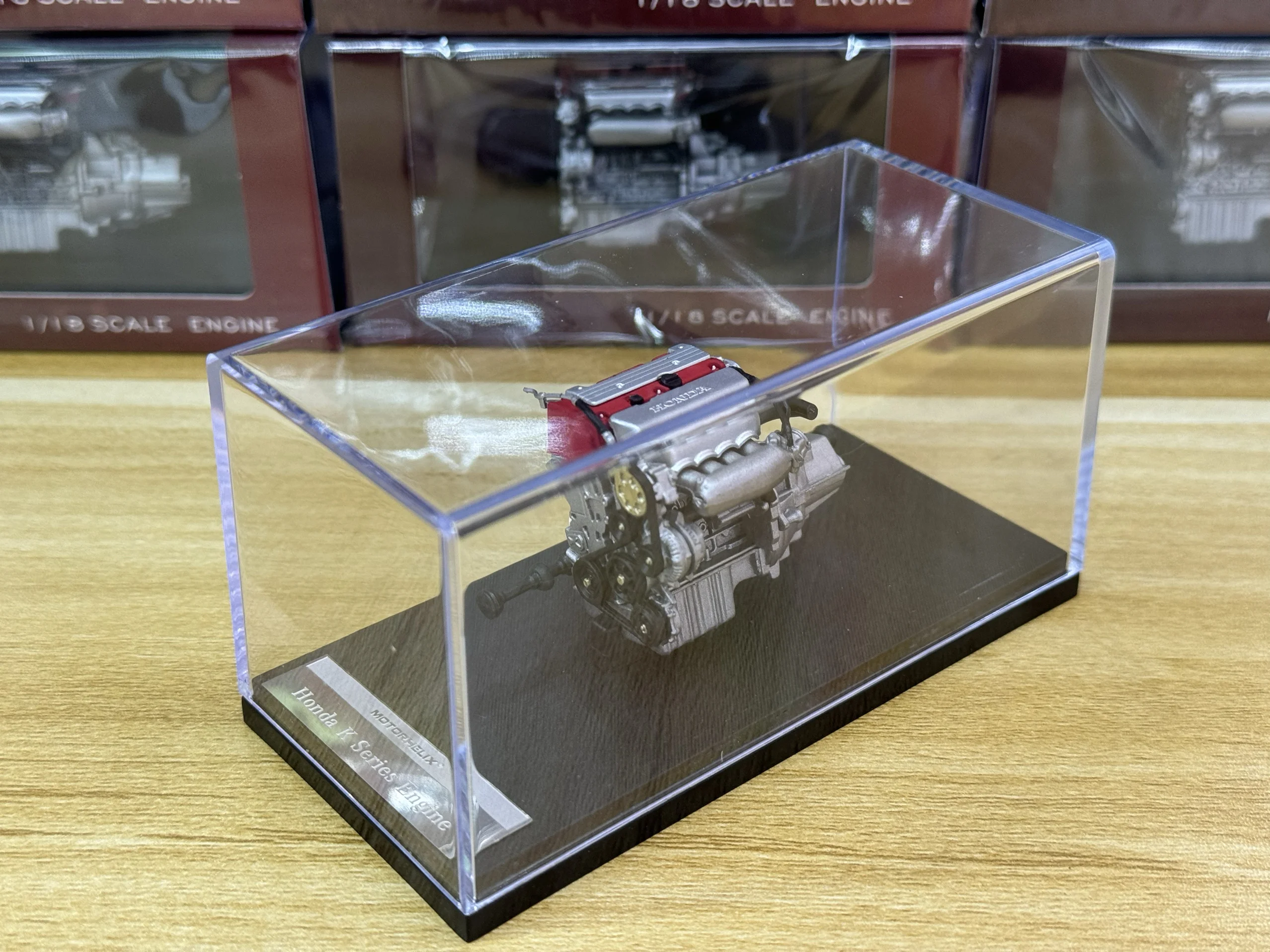 Diecast escala 1:18 Motorhelix Mh Honda Civic tipo R FD2 modelo de coche de motor de plástico juguete coleccionable regalo adorno de exhibición de recuerdo