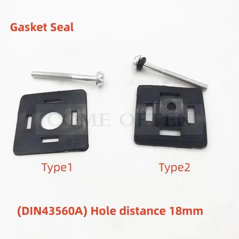 Hydraulic solenoid valve waterproof Diaphragm Plug DC24VAC220V dustproof plug with lamp plug Gasket seal