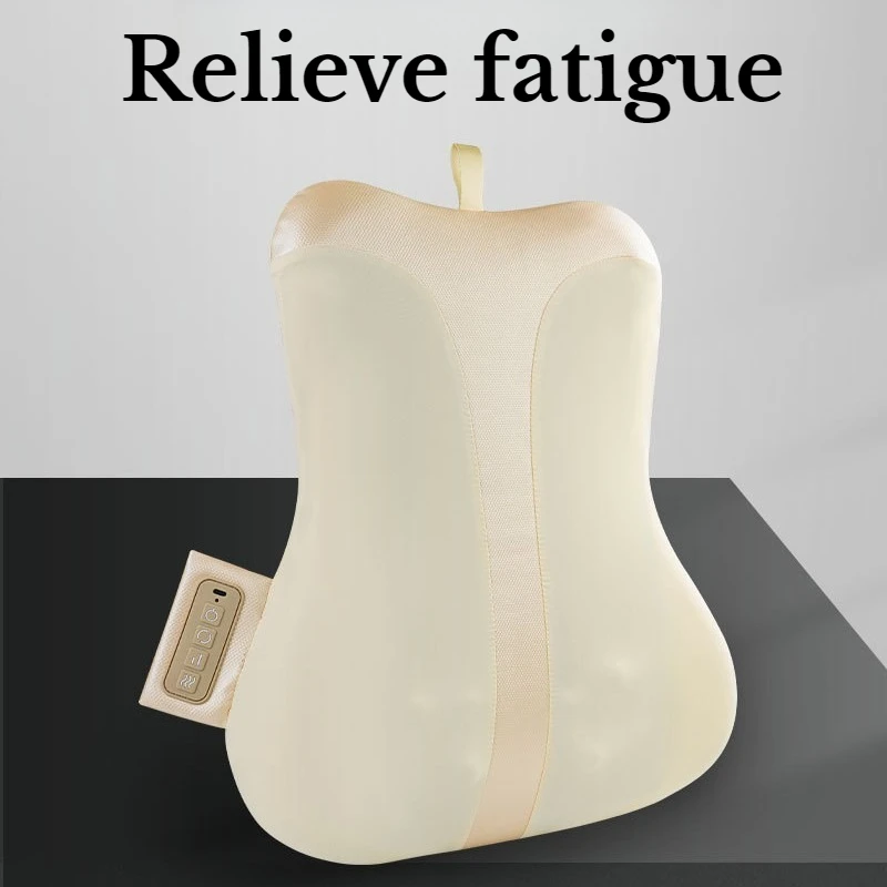 Heating Back Massage Device Multifunctional Low-noise Electric Back Massage Cushions Portable Wireless Strong Massage Tools