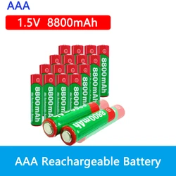 New  AAA Rechargeable Battery 8800mAh 1.5V  for Led Light Toy MP3 Long Life