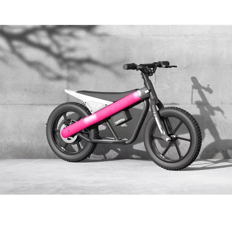 2024 Cheap Kids Electric Bike 36V 250W 350W Motor Optional Frame Color Seat For One Kids Double Seat For Two Kids image 9