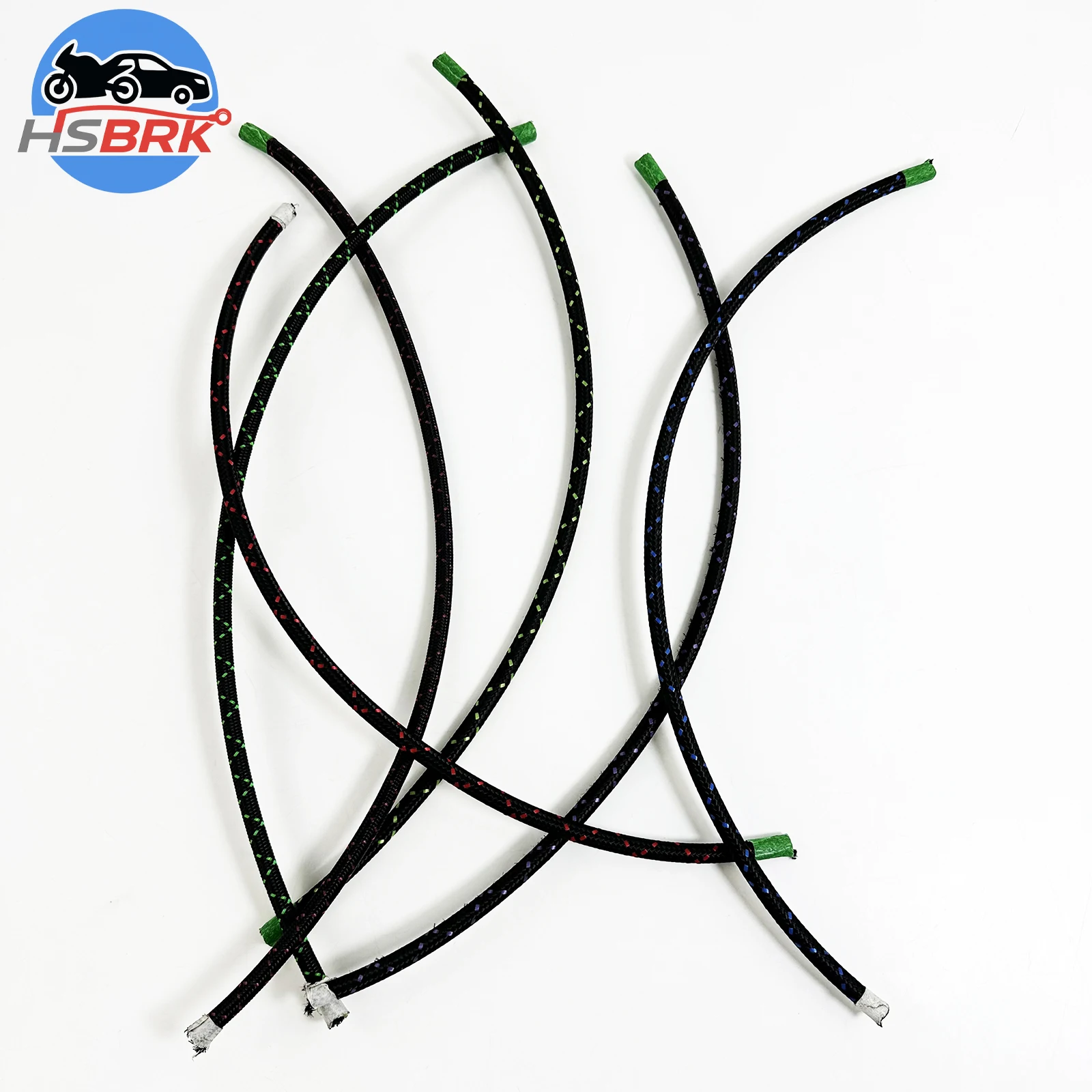 

1M-50M six colors stainless steel braided nylon brake hose suitable for Kawasaki/Harley and other motorcycles and cars