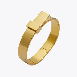 Enfashion Wide Knot Bracelet manchette Noeud Armband Rose Gold color Bangles Bracelets For Women Cuff Bracelets pulseiras