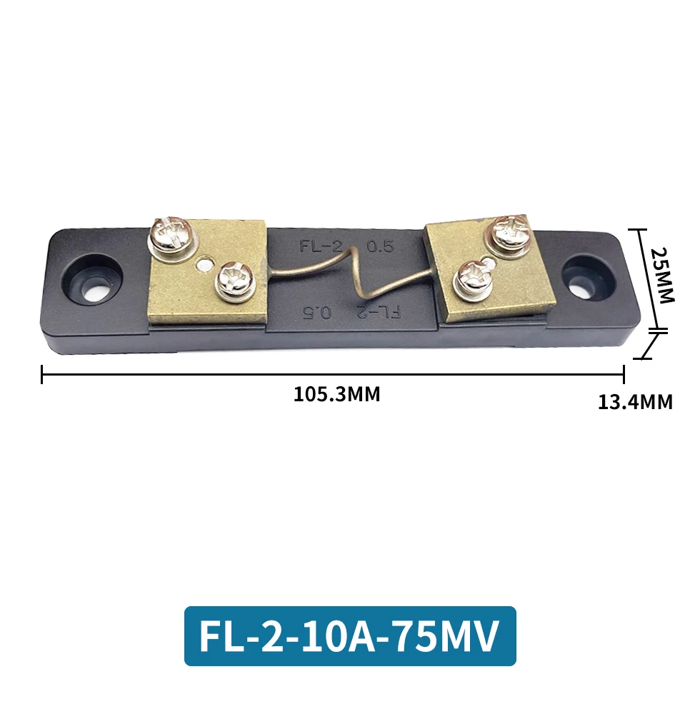 Shunt esterno FL-2 300A 400A 500A 1000A 75mV misuratore di corrente Shunt Resister per voltmetro digitale amperometro wattmetro Meter