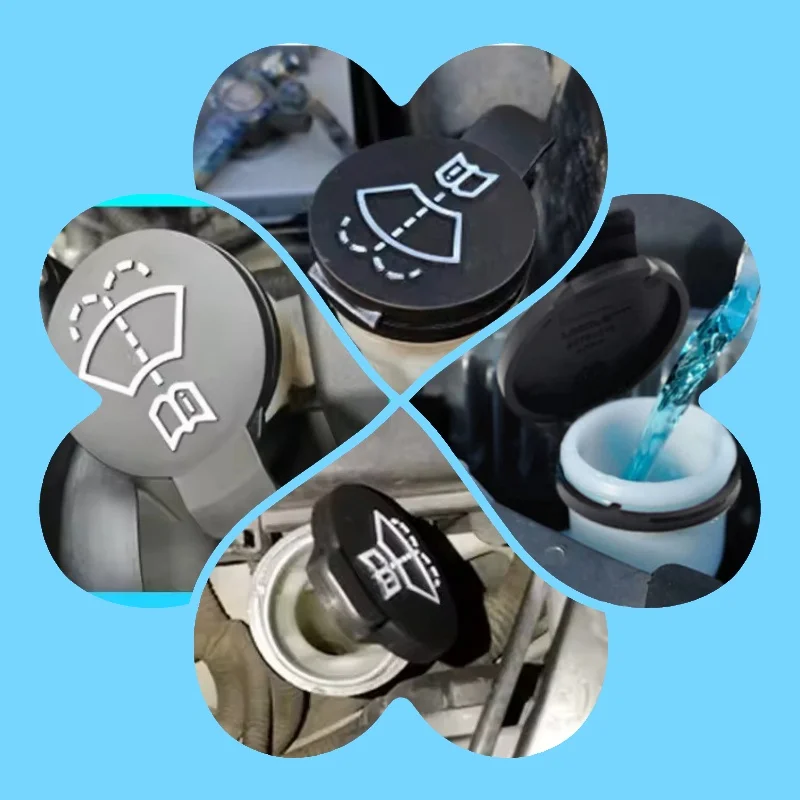 1PCS Car Windshield Wiper Washer Fluid Reservoir Tank Bottle Cap For Chevrolet Camaro Colorado Corvette Cruze Auto Accessories view 5