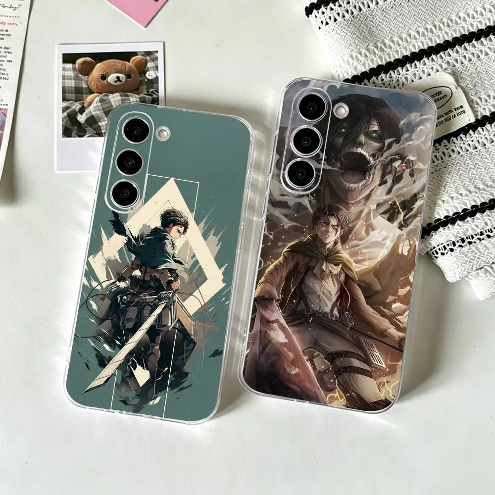 

Anime Attack on Titan Phone Case For SamsungA10,12,20,21S,30,31,40,50,51,52,70,71 Transparent Cover