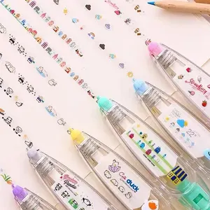 Corrective tape of the mechanical project, perfect for decorating diaries and school supplies, beautiful kawaii, 1pc 8 Main School corrective sales - №8