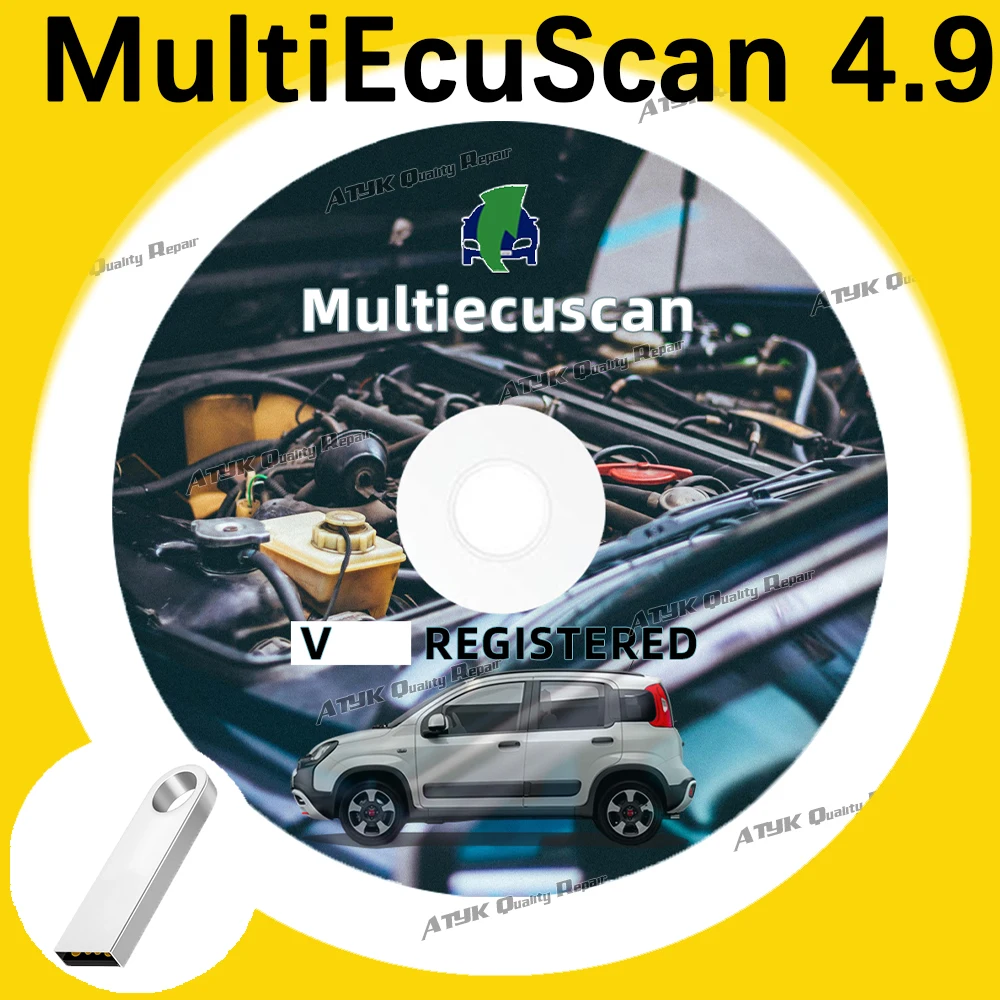 V4.9 Multi ECU Scan Diagnostic equipment scanner automotriz multi ecuscan diagnostic pour voiture Automobiles and car parts auto