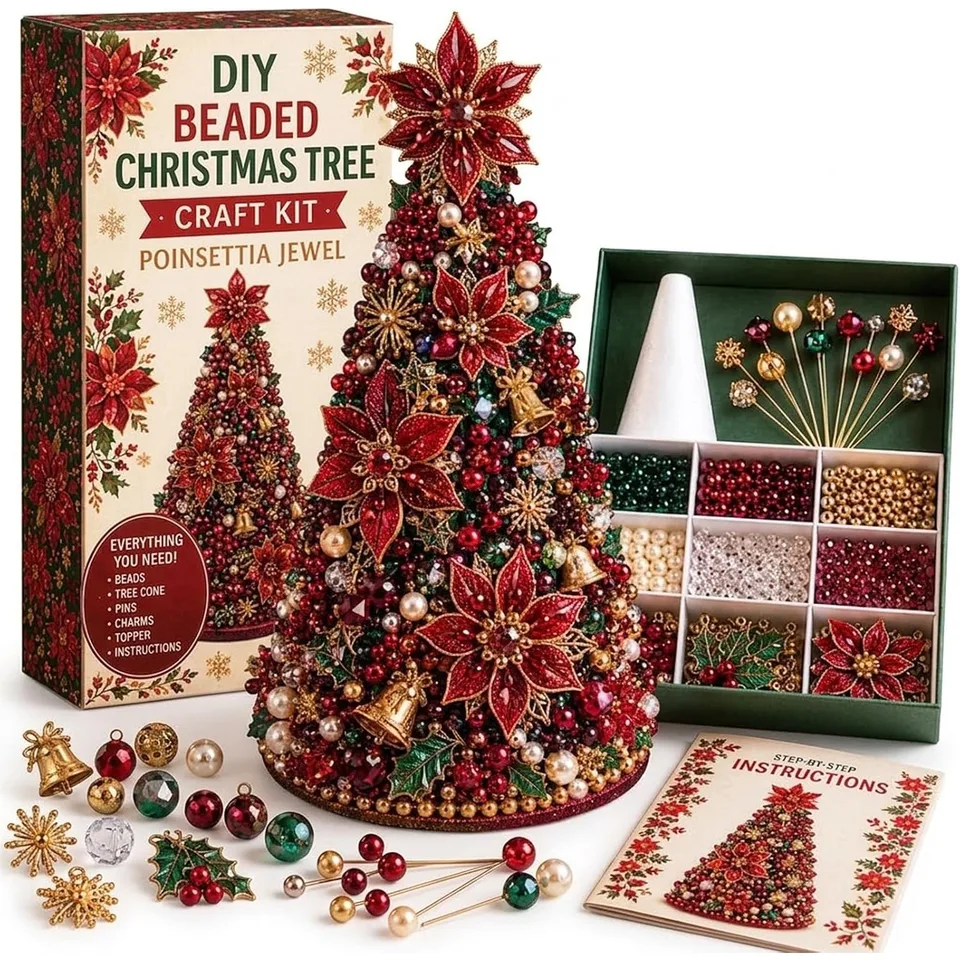 Christmas Desktop Tree DIY Craft Kit