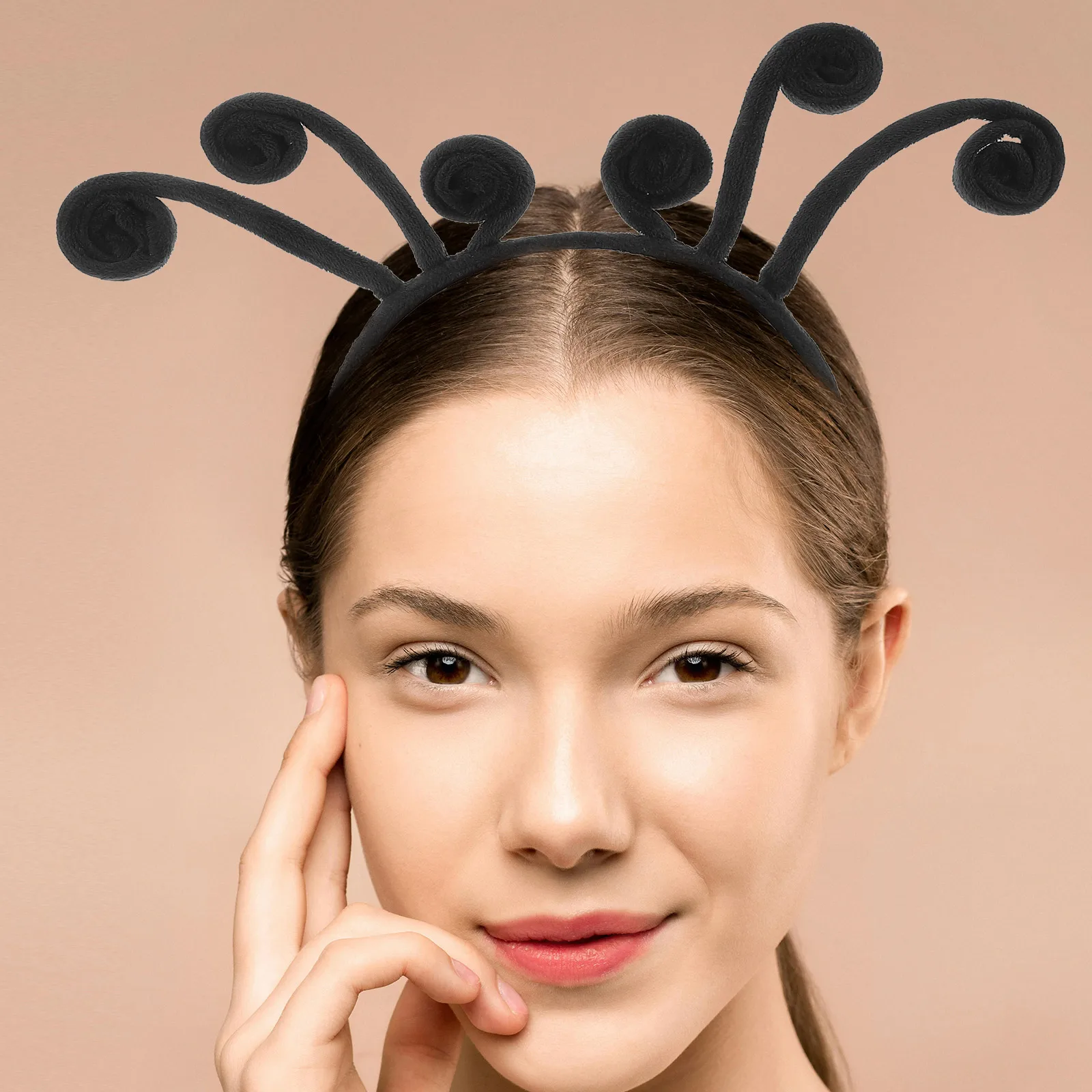 

6 Antenna Headband Party Hair Hoops Masquerade Cosplay Decorative Halloween Accessories Adult Fabric Durability
