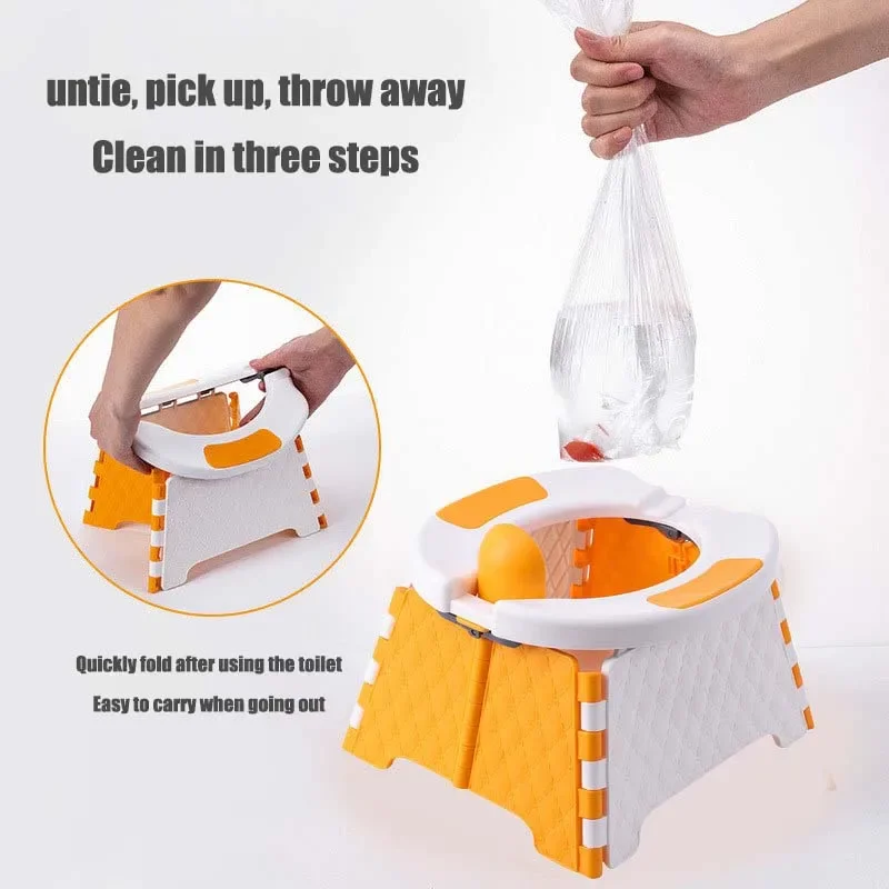 Nocnik dla dziecka Składany samochód podróżny Przenośny nocnik Miska toaletowa dla dzieci Doniczka toaletowa dla dzieci Reduktor toalety dla dzieci