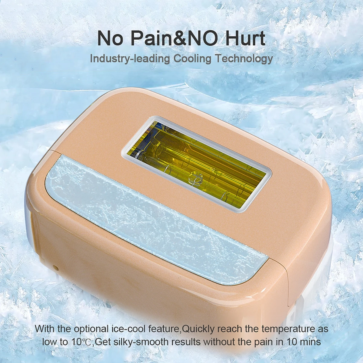 Kinseibeauty Laser Hair Removal IPL Hair Removal ICE Cold Epilator 500000 Flashes 3IN1 Epilator Body Depilador a laser image 3