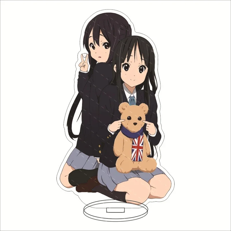 Japan Anime K-ON! Acrylic Stand Model Plate Cosplay Toys Hirasawa Yui Mio Tainaka Ritsu Kotobuki Tsumugi Nakano Azusa Desk Decor