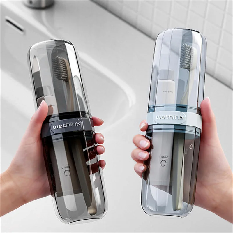 1PC Toothbrush Holder Travel Containers Transparent Portable Toothbrush Case Toothpaste Toothbrush Protect Holder Case Travel