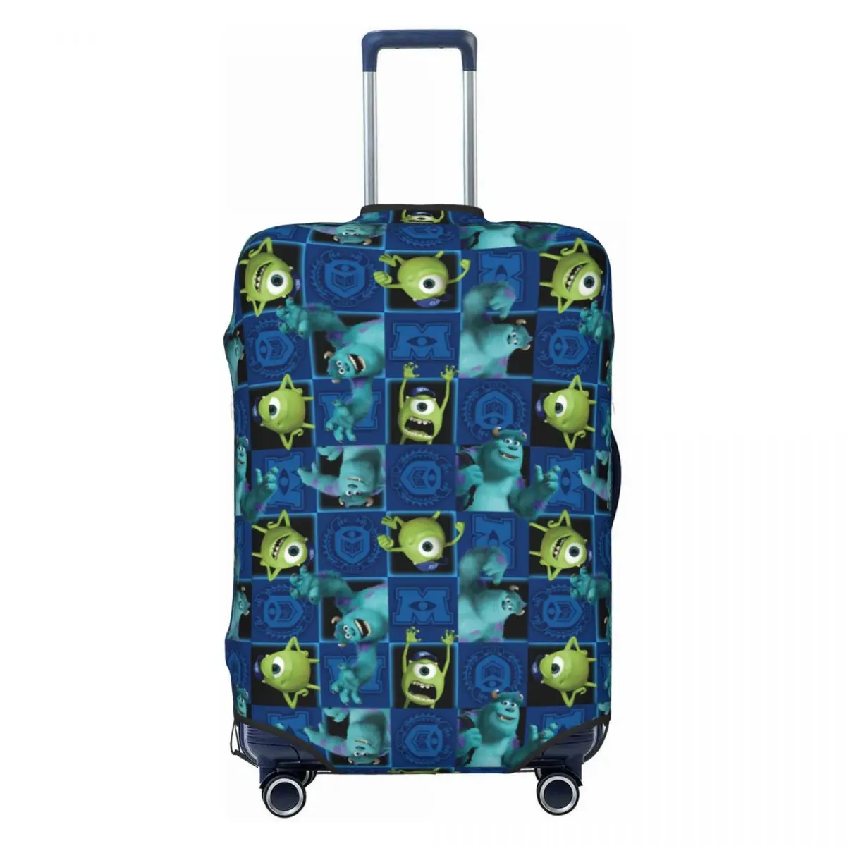 

Custom Comic Movie Monsters University Cute Travel Luggage Cover Dust Proof Hot Suitcase Cover Protector Fit 18-32 Inch