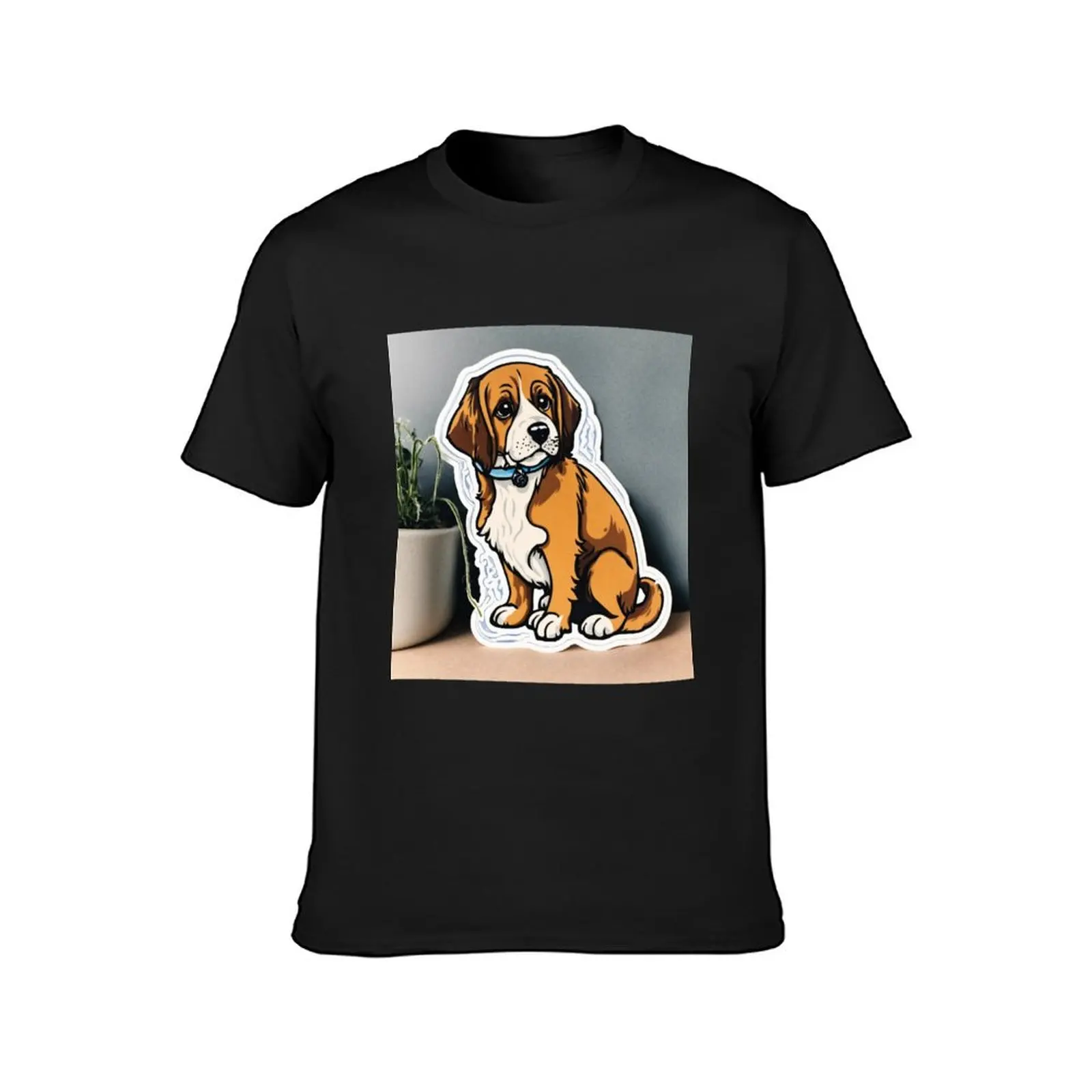 Pawsitively Pawesome Dog Sticker Set T-Shirt kawaii clothes quick drying heavyweights new edition mens cotton t shirts