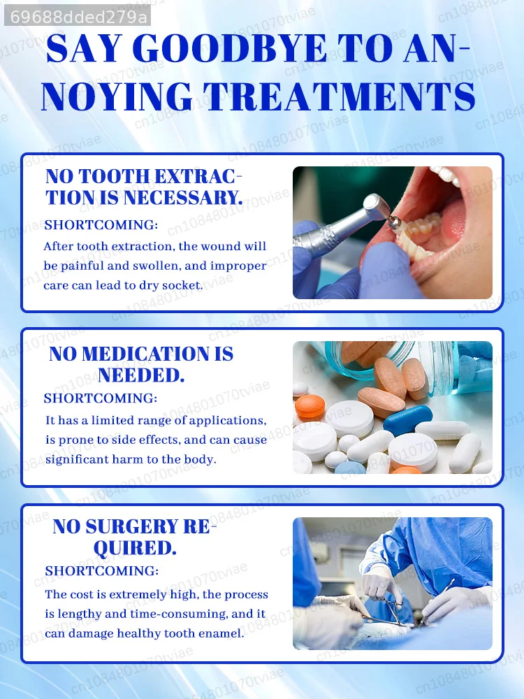 Probiotic Whitening Toothpaste, Teeth Cleaning, Plaque Stains, Improvement of Yellow Teeth, Oral Refreshing