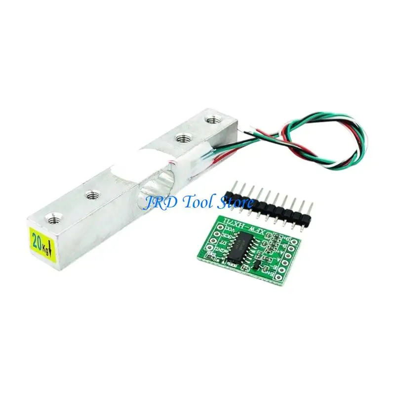 A2UD Load Measurement Pair with HX711 Board, 4 Wire Aluminum Bar Load Cell for Digital Scale Project and Measure Work